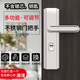 首力多功能防盜門(mén)把手防盜門(mén)鎖入戶(hù)門(mén)把手不銹鋼防撬面板拉手-無(wú)鑰匙