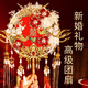 緣喜有格結(jié)婚禮物送新娘 團(tuán)扇結(jié)婚新娘高級(jí)成品 diy手工制作材料 高檔實(shí)用 【成品】鸞鳳和鳴-高級(jí)禮盒裝