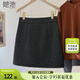 她池包臀半身裙2025秋裝新款女裝顯瘦A字型愛心波點(diǎn)高腰短裙