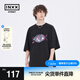 英克斯（inxx）【inxxstreet】夏新品nirvana涅槃重生系列短袖T恤男女同款 黑色 L