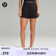 lululemon丨Lightweight 女士輕盈版超高松緊腰短褲 LW7DF3S 黑色 XS /4