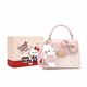 凱蒂貓HelloKitty正品2025新款KT貓通用學(xué)生風(fēng)可愛(ài)女士手提包單肩包斜挎包旅游背包 櫻花粉送禮盒掛件