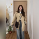 JRET春季流行穿搭短款薄外套女春秋季2025新款棒球服開春夾克上衣風(fēng)衣 【卡其色】【今年流行/開春 輕薄 S 40/45kg