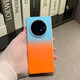 芬華克適用vivoxfold3手機殼新款撞色超薄硅膠折疊屏保護套vivoxfold3pro鏡頭全包華為mateX5男女防摔X3 橙藍漸變 vivo X Fold3