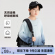 左西男童T恤長(cháng)袖純棉兒童2025新款春秋裝上衣男孩漸變打底衫 藍色 150