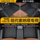 車(chē)麗友 適用于現代索納塔腳墊10-24款tpe全包圍包門(mén)檻汽車(chē)環(huán)保無(wú)味防水 【包門(mén)檻】單層TPE腳墊 索納塔8代（10-15款）