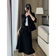 歌芭杉（GEBASHAN）品牌女裝黑色小香風(fēng)外套2025秋冬新款復古高級感復古氣質(zhì)百搭上衣 黑色 L