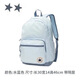 否思匡新威男女雙肩背包大中小學(xué)生百搭簡(jiǎn)約旅行大容量書(shū)包 基礎款天藍色