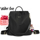 Walker Shop品牌雙肩包包包女款2025新款輕奢單肩包背包送女朋友老婆生日禮物 黑色 【32cm*28cm*14cm】