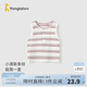 童泰（TONGTAI）嬰兒背心夏季寶寶衣服兒童休閑外出上衣男童坎肩女童吊帶夏裝 紫色 90cm
