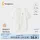 童泰（TONGTAI）嬰兒連體衣夏季莫代爾棉寶寶薄款衣服新生兒哈衣爬服提花網(wǎng)眼 白色 80cm
