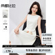 尚都比拉赫本風(fēng)優(yōu)雅連衣裙女夏季時(shí)尚通勤中長(zhǎng)裙垂感氣質(zhì)裙子女 白色 M