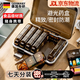 WCZ德國(guó)品質(zhì)藥盒分裝盒便攜隨身一日三餐一周七天分藥器星期藥品藥物 避光款 17*13*5cm 棕色21格