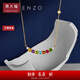 周大福ENZO 彩虹系列 18K金多彩寶石鉆石項(xiàng)鏈女EZV8482生日禮物 EZV8482