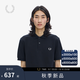 Fred Perry男士POLO衫2025夏季休閑麥穗重磅短袖多彩T恤M6000 906/黑色 M 此款尺碼偏大