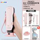 sheingka適用大疆dji pocket3口袋相機(jī)鏡頭濾鏡收納殼收納包便攜配件原裝保護(hù)殼保護(hù)蓋板保護(hù)套 Pocket3濾鏡翻蓋保護(hù)蓋【粉色】+加大硅膠底座