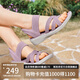 斯凱奇（Skechers）涼鞋女士2025年新款夏季休閑鞋軟底輕便休閑鞋外穿沙灘鞋163524