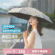 Wpc.遮陽(yáng)傘plantica華道家花漾聯(lián)名炫彩花元素防曬晴雨兩用折疊太陽(yáng)傘