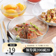 DURALEX法國(guó)進(jìn)口鋼化玻璃碗家用輕奢餐碗透明碗耐高溫飯碗甜品碗高檔餐具 透明色925ml餐碗2016A-單只