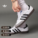 阿迪達(dá)斯 （adidas）「T頭鞋」SAMBA OG經(jīng)典復(fù)古板鞋德訓(xùn)鞋男女阿迪達(dá)斯三葉草 白/黑/淺灰 36
