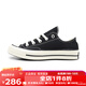 匡威（Converse）1970s帆布鞋經(jīng)典三星標(biāo)男女鞋休閑時尚百搭男鞋女鞋運(yùn)動鞋 162058C 經(jīng)典黑【低幫1970s】 39