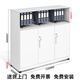 豫鋼盾 密碼鎖辦公室桌邊柜移動(dòng) 檔案資料文件柜 鐵皮柜鋼制儲物柜矮柜 1090高*1200寬主管柜*鑰匙鎖