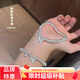 中國(guó)白銀足銀9999盤纏手串時(shí)尚女生款純銀蝴蝶鈴鐺手鏈送女友閨蜜 蝴蝶手鐲 約12.3g