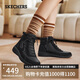 斯凱奇（Skechers）女靴春中幫鞋雪地靴防滑減震百搭休閑鞋棉鞋144198