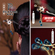 普蒂亞 發(fā)簪黑檀木質(zhì)釵子步搖流蘇盤發(fā)古風(fēng)漢服頭飾簡約現(xiàn)代生日送女友 聽泉【發(fā)簪】