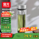 富光尊爵玻璃杯 男女士雙層水杯 高硼硅玻璃 304茶隔杯子泡茶杯400ml