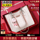 CRTNZO KROEZ輕奢包包女包2025年新款大容量女士托特包生日七夕情人節(jié)禮物實(shí)用 粉色-紅色禮盒裝送女友老婆