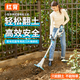紅背電動松土機鋰電微耕機翻土小型松土犁地機家用打地刨地挖地菜園 長續(xù)航款【一電池一快充】4AH