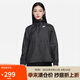 耐克(NIKE)女夏季連帽防曬衣  運動外套  輕薄透氣 DM6180-010黑色L