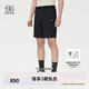 KOLON SPORT/可隆戶外短褲 男子防潑水透濕耐磨經(jīng)典版軟殼5分短褲 LHHP5AN165-BK 黑色 L 175/82A
