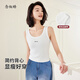 念奴嬌商場(chǎng)同款2025春夏新品內(nèi)搭背心女打底外穿黑白毛織背心CNW5478 白色 XL