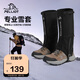 伯希和（Pelliot）雪套戶外登山防風(fēng)防雪防水CORDURA耐磨鞋套腿套16403944黑色M碼