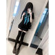 法舒琳短袖日系校供女夏jk中間百褶裙JK基礎制服學院水手服套裝女 短袖上衣+百褶裙【送領巾環(huán)扣】 S 建議85-95斤