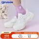 FILA FUSION斐樂潮牌女鞋海星2代厚底帆布鞋2025春夏運動鞋女