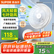 蘇泊爾（SUPOR）14寸七葉輕音柔風電風扇/家用立式落地扇/臺式桌面電扇/廣角搖頭大風力宿舍小型風扇EFP-004A-35