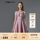 PORTS寶姿女裝春夏新品無袖連衣裙LM8D111JWQ017 藕粉色 M (6)