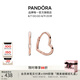 潘多拉（PANDORA）俏皮愛心耳環(huán)玫瑰金色不對稱愛心設(shè)計優(yōu)雅七夕情人節(jié)禮物送女友 俏皮愛心耳環(huán) One size