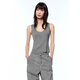 太平鳥(niǎo)【商場(chǎng)同款】女裝2025夏季新款三醋酸天絲線(xiàn)背心A1EFF2117 灰色 S 155