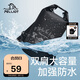 伯希和（Pelliot）防水包戶外露營(yíng)防水袋背包旅行爬山收納袋16404442黑色10L雙肩