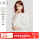 FINITY假兩件T恤春秋季新款白色高端設(shè)計(jì)感簡(jiǎn)約時(shí)尚女士上衣 白色 M