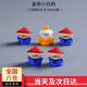蟻恩朕封你為狗官~可愛(ài)皇帝小狗龍椅車(chē)載桌面治愈系裝飾小奴才小擺件 1個(gè)皇帝+4個(gè)奴才(送膠) 皇上奴才給你請安拉~