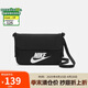 耐克（NIKE）男女斜挎包 單肩包手提包拎包旅行包休閑包CW9300-010黑