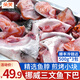 朵芙挪威三文魚(yú)排 魚(yú)脖 3斤  魚(yú)腩條三文魚(yú)頭 碎肉邊角料新鮮三文魚(yú)扒 三文魚(yú)脖肉鎖骨 500g *3包（凈重）
