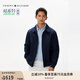 TOMMY HILFIGER【輕通勤】25新款春夏男商務休閑拉鏈翻領行政夾克外套04336 藏青色FAP M （推薦：135-150斤）