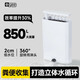 YEE烏龜?shù)退贿^濾器龜缸底吸便三合一循環(huán)泵除便滴流過濾盒凈水器 【二代強吸/2cm水位】過濾3層+4棉+4腳墊