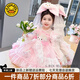 G.DUCKKIDS小黃鴨童裝洛麗塔公主裙兒童連衣裙女童春秋季蓬蓬裙玉桂狗網(wǎng)紗裙 粉色美樂蒂送頭飾+裙撐 130 尺碼7~8歲【120-130cm】cm